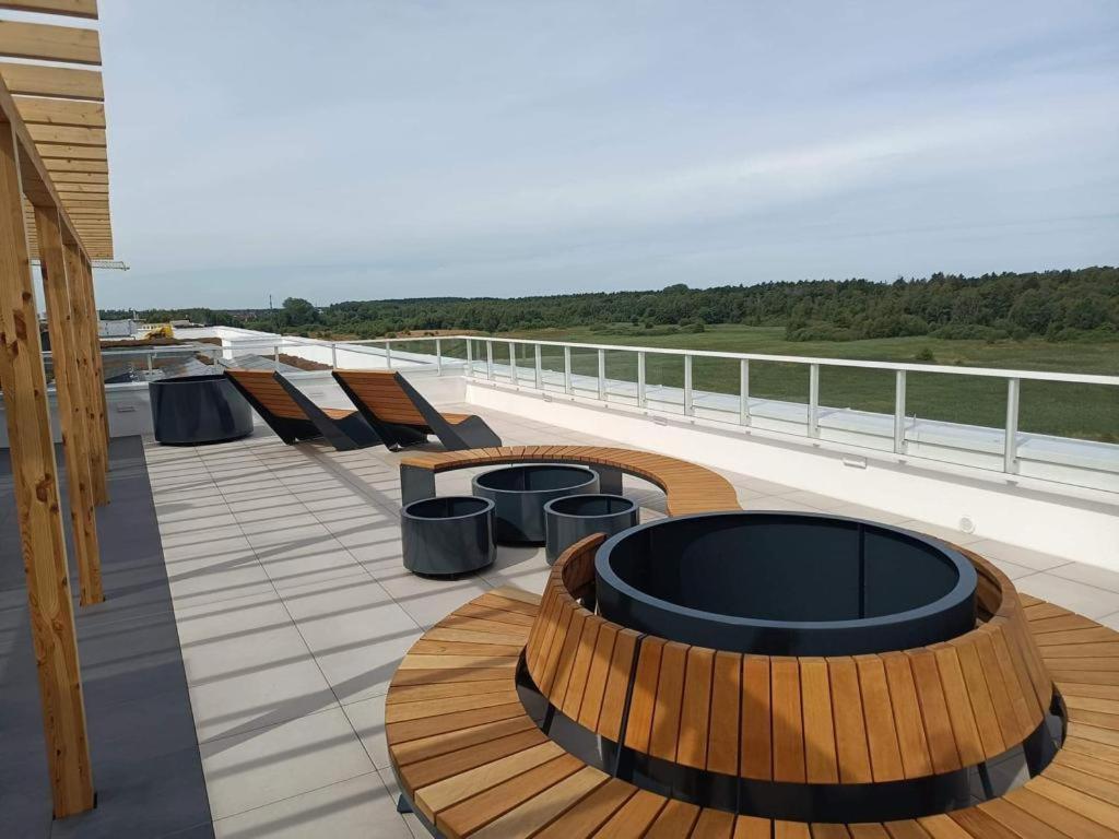 Kolobrzeg Apartamenty Polanki Aqua Z Bezplatnym Basenem, Bawialnia, Parkingiem I Fitness Extérieur photo